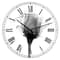 Designart 'Rose #10 X-Ray Large Cottage Wall Clock